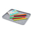 Lidded storage bin for pantry closet shelf cabinet desktop medeium size